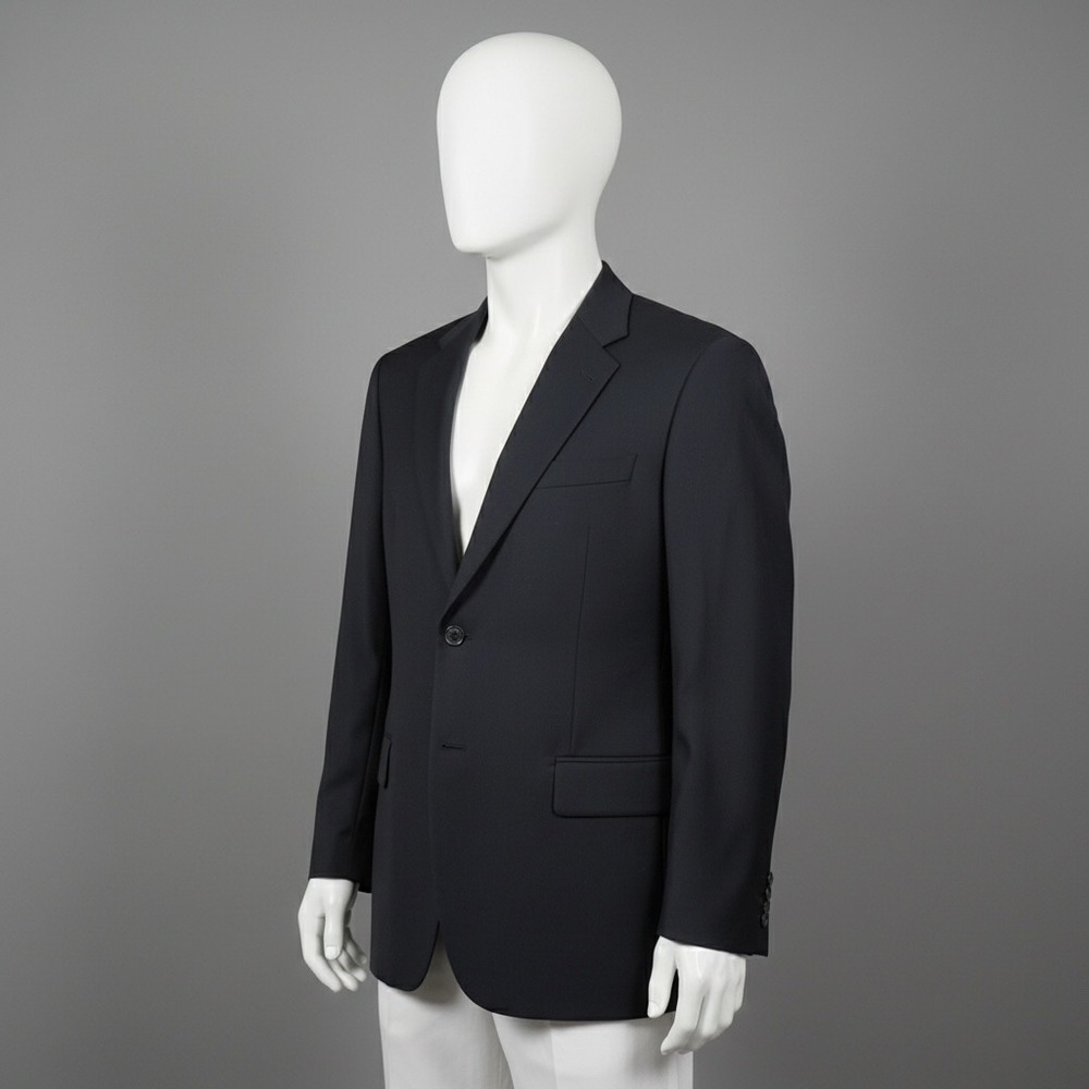 Joseph Abboud American Soft Blazer‎ Mens 42R Wool Cashmere Super 120s Black